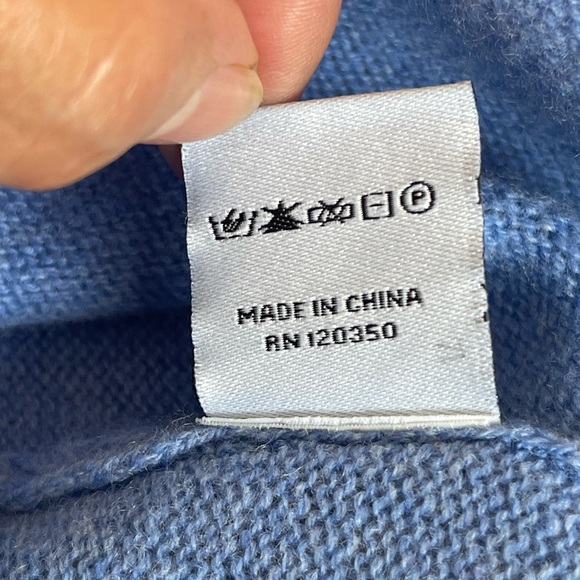 Claudia Michole Cashmere Classic V-Neck Pullover LG - Picture 11 of 12